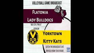 Flatonia Lady Bulldogs v Yorktown Kitty Kats Nov 5 [upl. by Latrell]