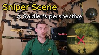 Siege of Jadotville Sniper scene A Soldiers opinion [upl. by Arretal]