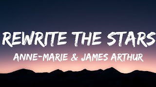 AnneMarie amp James Arthur  Rewrite The Stars Lyrics  Demi Lovato Doja CatMix Lyrics [upl. by Anilegnave]