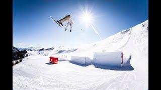 Snowpark Kitzbühel  StyleMission  Freeski Edit [upl. by Skcirdnek]