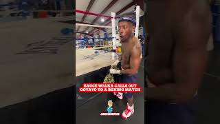 Sauce Walka calls out GoYayo to a boxing match [upl. by Clarisse]