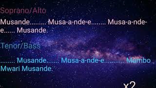 Musande by FrE Ribeiro LYRICS VIDEO [upl. by Linehan485]