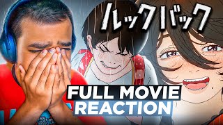 THIS MOVIE IS AN EMOTIONAL MASTERPIECE  Look Back Movie REACTION amp REVIEW ルックバックの反応 [upl. by Aidam]