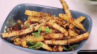 French Fries Pepper Salt  5 Ways To Enchance French Fries  Sanjeev Kapoor Khazana [upl. by Ford]