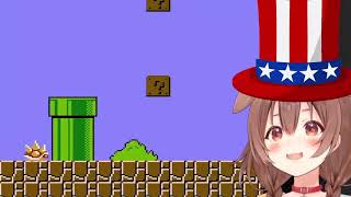 Hololive Korones Super Mario Bros English only run is a gift to mankind [upl. by Aissatan]