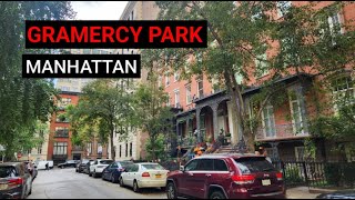 Exploring NYC  Walking Gramercy Park  Manhattan NYC [upl. by Ynehpets]