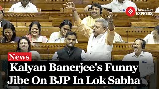 Kalyan Banerjees Hilarious Jibe at BJPs 400 Paar Slogan in Lok Sabha [upl. by Mckee]