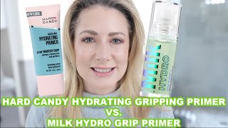 Milk Makeup Hydro Grip Primer vs Hard Candy Hyrdating Gripping Primer  MsGoldgirl [upl. by Aisylla]