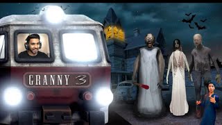 TRAIN ESCAPE FROM GRANNYS HOUSE  GRANNY 3granny3 technogamerz duet viralvideo duet 1mviews [upl. by Siroled]