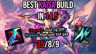 Abuse these 2 BUILDS ON KAISA in 145  Kaisa Gameplay [upl. by Waal709]