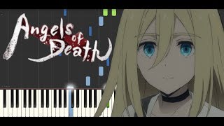 Rachels Theme  Piano  Angels of Death OST Piano Sheets  MIDI Synthesia Tutorial [upl. by Etnohs]