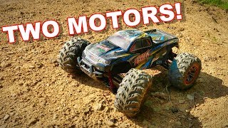 Dual Motor RC Truck  XinLeHong 9125 110th 4WD  TheRcSaylors [upl. by Morton]