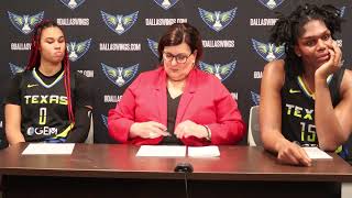 DALLAS WINGS POST GAME PRESS CONFERENCE 091324 wnba dallaswings [upl. by Leyes]