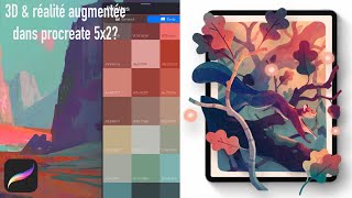 Procreate 5X2  De la 3D dans procreate [upl. by Thetos]