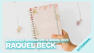 AGENDA ANUAL 2025 A5 SEMANA VISTA RAQUEL BECK  ErikStore [upl. by Nare]