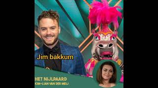 nijlpaard met jim bakkum  the way you make me feel  finale  masked singer NL seizoen5 [upl. by Noremak871]