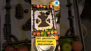 365 Parthiva shiva linga abhishekam shorts ytshorts [upl. by Enegue888]