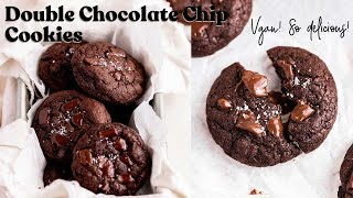 Delicious vegan double chocolate chip cookie recipe  The Chestnut Bakery [upl. by Eecart102]