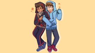 CuteWholesome SkepHalo Moments ft BadBoyHalo amp Skeppy [upl. by Gypsy]