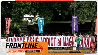 Nagpoprotestang Duterte supporters nakaaabala na umano sa misa sa EDSA Shrine  Frontline Weekend [upl. by Natassia]