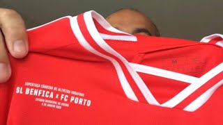 Unboxing camisola Benfica  Porto Supertaça [upl. by Veedis]