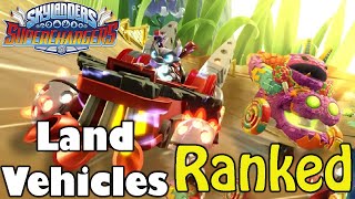 Skylanders Superchargers  All 18 Vehicles Mods GAMEPLAY [upl. by Hughett]