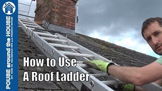 How to use a roof ladder Roof ladder tutorial for DIY enthusiasts [upl. by Reniti403]