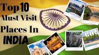 Top 10 places to visit in India 😲🇮🇳 incredibleindia travel wanderlust [upl. by Gem344]