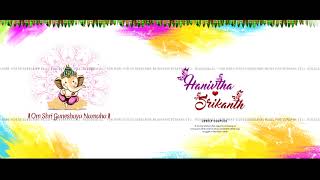 Edius Project Wedding invitation video 287 Naidu [upl. by Atteyram]