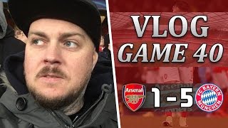 Arsenal 1 v 5 Bayern Munich  This Club Is A FING Shambles  Matchday Vlog  Game 40 [upl. by Bear]