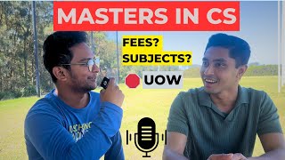 MASTERS IN COMPUTER SCIENCE  UOW  COURSE CURRICULUM AND FEES [upl. by Otsirc787]