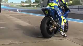 Moto2 2019 Triumph engine Spark exhaust sound [upl. by Dailey]