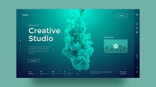 Web Design In Adobe XD  How To Make Website UI Design Using Adobe XD [upl. by Esenwahs]