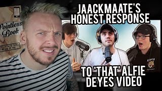 MY BRUTALLY HONEST RESPONSE TO ALFIE DEYES [upl. by Esilahc912]