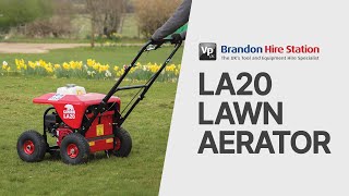 Petrol Lawn Aerator LA20 [upl. by Ydnyl]