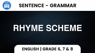 RHYME WORDS  RHYME SCHEME  Creative Explanation  Easy Method [upl. by Leclair442]