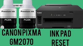 ink pad reset Canon Pixma GM2070 error code 5b00 5b01ink tank printer  2023printersupport [upl. by Jennifer]