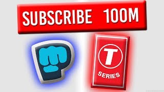 Will PewDiePie Reach 100 Million Subscribers BEFORE TSeries [upl. by Almeida655]