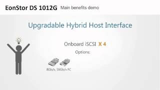 Infortrend EonStor DS 1012G video [upl. by Annoid]