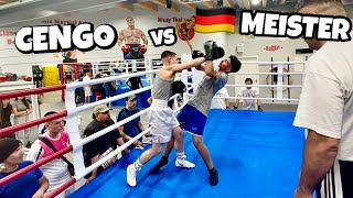 CENGIZ vs AKTUELLEN DEUTSCHEN MEISTER🥴🥊 Duisburg X Essen WettkampfSparring [upl. by Ira708]