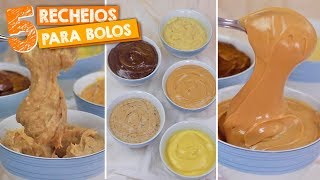 RECHEIOS PARA OVO DE PÁSCOA DE COLHER  5 RECEITAS  RECHEIO BOLO NO POTE  Nandu Andrade [upl. by Nitnerb]