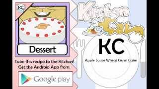 Apple Sauce Wheat Germ Cake  Kitchen Cat [upl. by Obidiah]