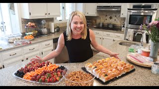 How to Feed a Large Crowd on a BUDGET  Party Sandwich Platters  Finger Food  Low Cost Hosting [upl. by Eihpos]