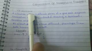 Codominance vs Incomplete dominance Urdu description [upl. by Ahsieker]