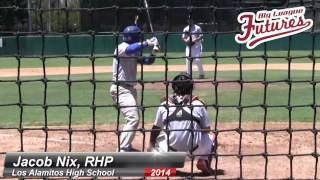 JACOB NIX PROSPECT VIDEO RHP LOS ALAMITOS CLASS OF 2014 ACBASEBALLGAMES [upl. by Delacourt]