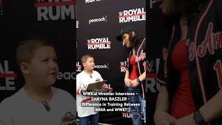 WWKid Wrestler Interviews  SHAYNA BASZLER  Differences Training MMA amp WWE wwe ufc mma nxt dx [upl. by Melc]