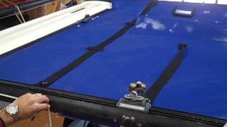 Hobie Miracle 20 Catamaran Trampoline Installation [upl. by Eniliuqcaj]