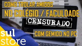 PEGADINHA  Como Colocar Gemido na Inicialização do Windows 10 Notebook e Computador [upl. by Panaggio580]