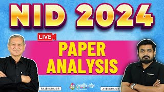 NID 2024 Paper Analysis  Exam Paper Analysis amp Difficulty Level  Comprehensive Question Solutions [upl. by Melessa]