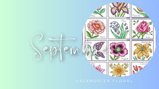 calendrier floral  septembre [upl. by Leahcimaj]